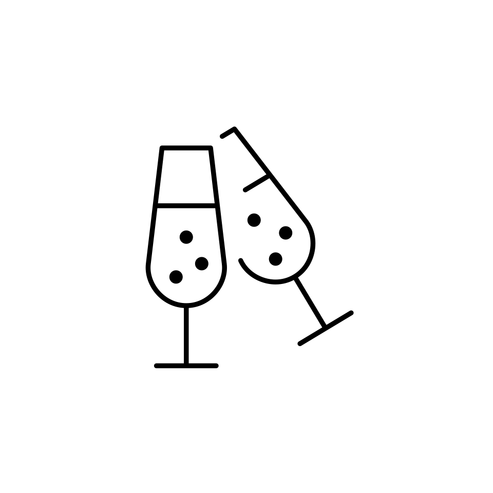 Piktogramm Jubiläum Schwarz