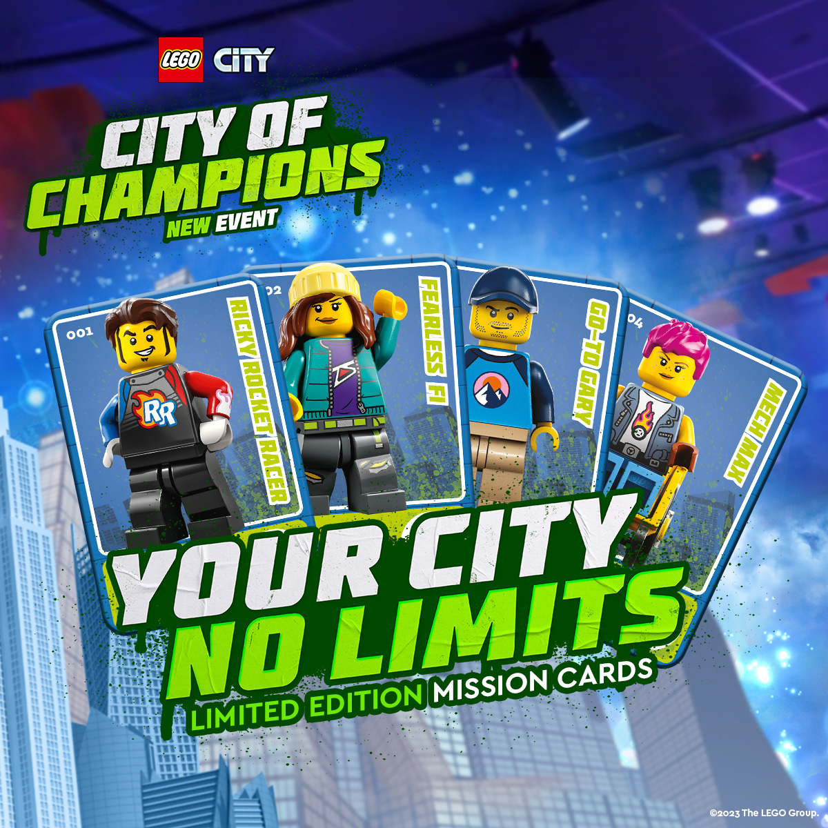 LEGO City of Champions Trading Cards