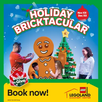Holiday Bricktacular 1080X1080px Main Visual With CLUTCH LEGOLAND GBM