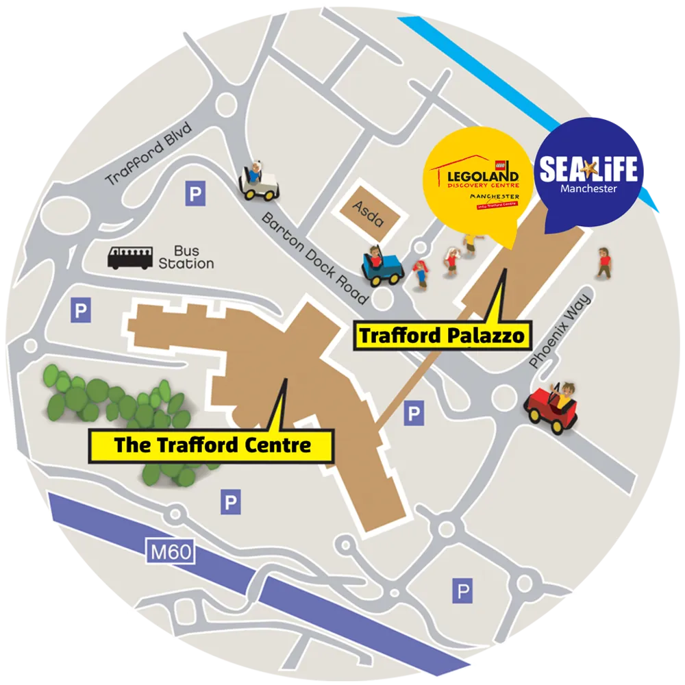 Lego Center Map Multi-Attraction Tickets | LEGOLAND® Discovery Centre