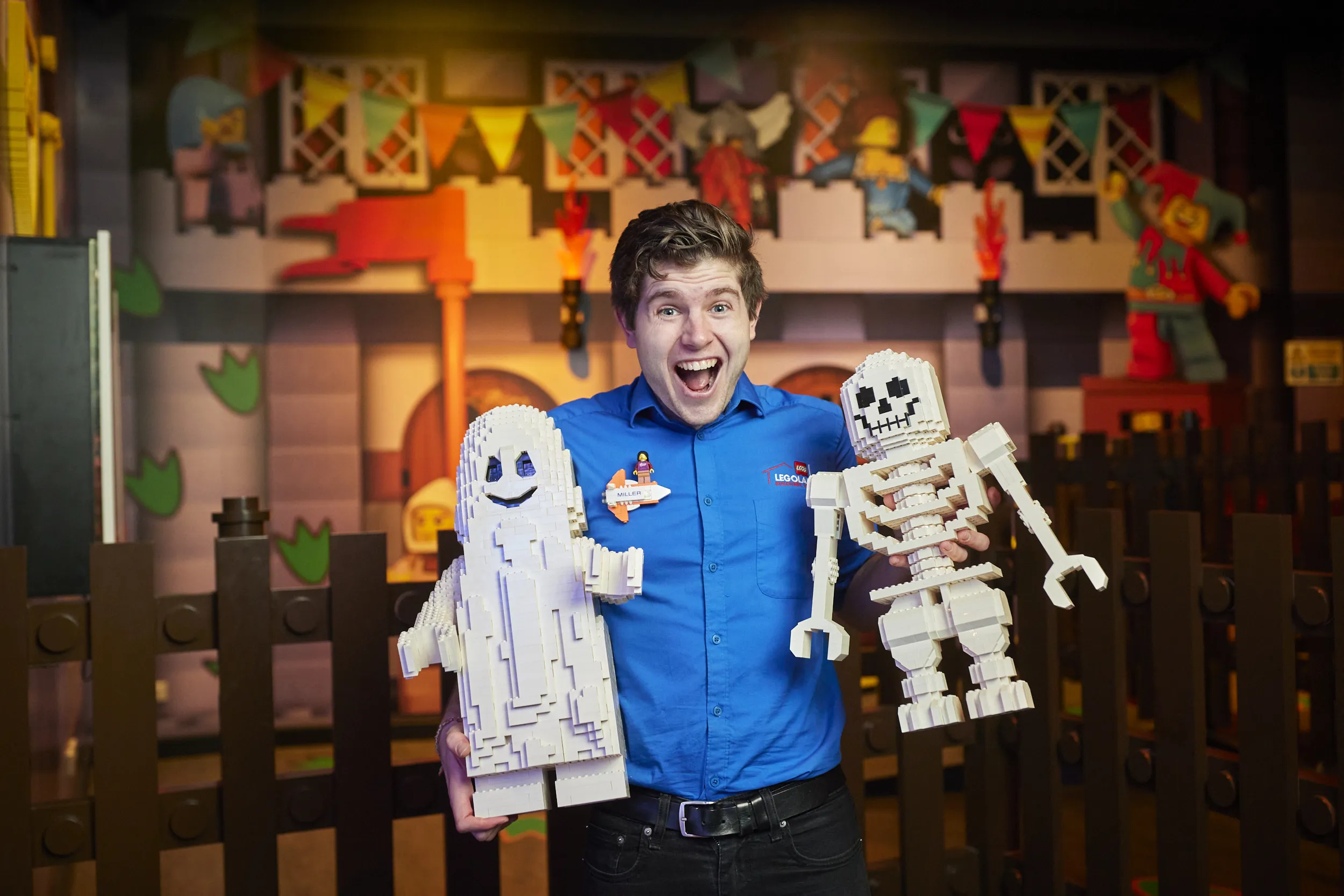 Miller and his spooky minifigure friends 