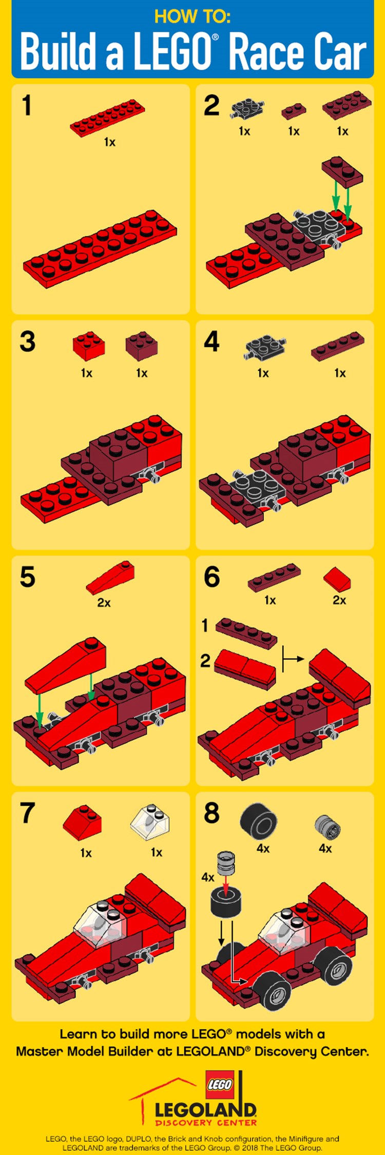 How to Build a LEGO Race Car | LEGOLAND Discovery Center