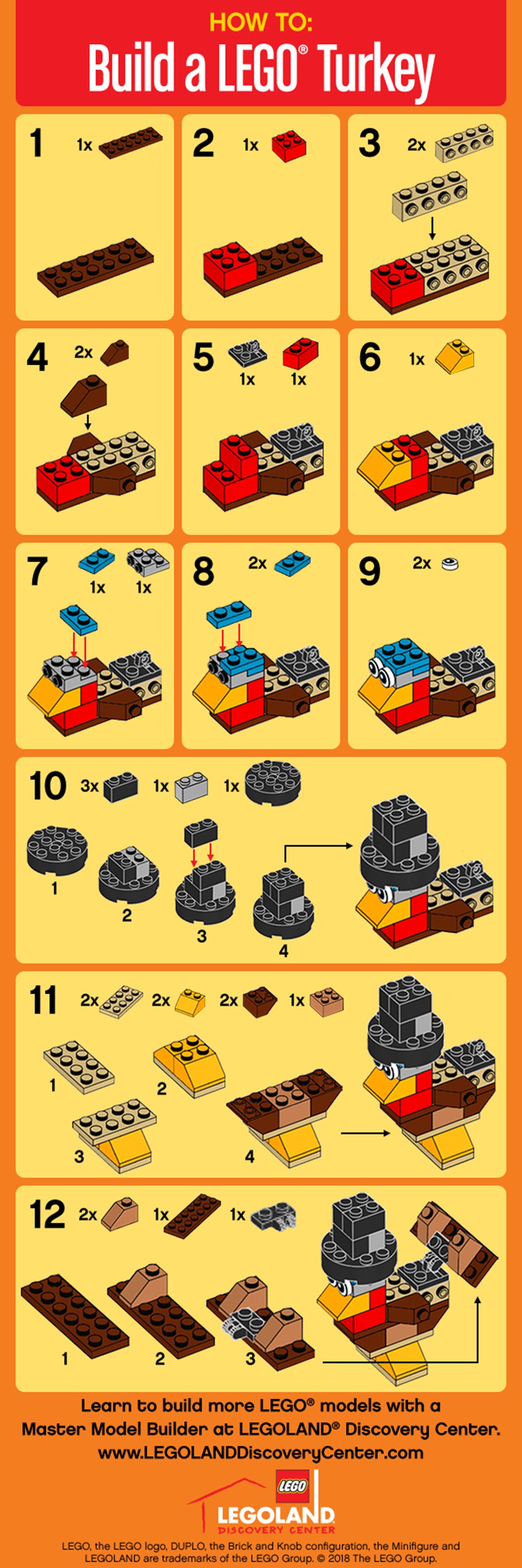 Build A LEGO Turkey | LEGOLAND Discovery Center Chicago